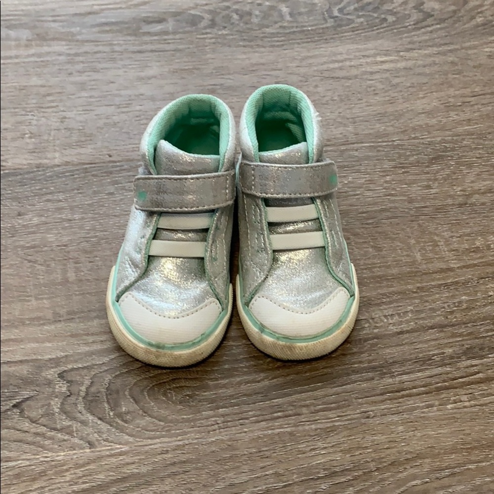 See Kai Run silver shoes